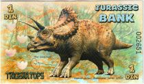 Beringia 1 Din, Jurassic Bank - Tricératops - 2015