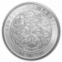 Bhoutan L\'Ann&eacute;e du Tigre - 1 Once Argent Bhoutan 2022