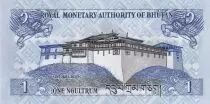 Bhutan 1 Ngultrum - Dragons - Simtokha Palace - 2013 - Serial I