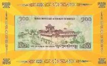 Bhutan 100 Ngultrum J. Doriji Wangchuk - Royal Wedding - 2011