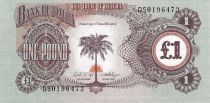 Biafra 1 Pound - Palm Tree - ND (1968-1969) - P.5