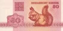 Bielorussia 50 Kapeek - Squirrel  - 1992 - UNC - P.1