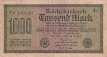Billet Alemania 1000 mark 1922