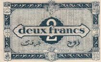 Billet Algerien 2 francs 1944