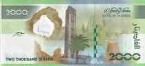 Billet Algerien 2000 dinara 2022