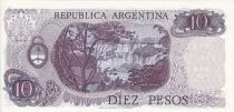 Billet Argentina 10 pesos Guillermo Brown, amiral argentin 1970