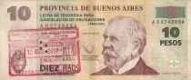 Billet Argentinien 10 pesos 2002