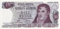 Billet Argentinien 10 pesos Guillermo Brown, amiral argentin 1970