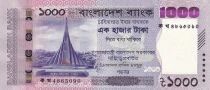 Billet Bangladesch 1000 taka Mujibur Rahman, fondateur du Bangladesh 2025