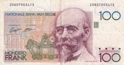 Billet Belgien 100 francs 1989-1992