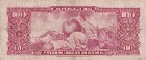 Billet Brasil 100 cruzeiros Pedro II 1966