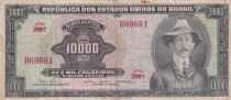 Billet Brasil 10000 cruzeiro 1966