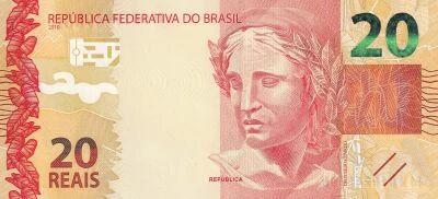 Billet Brasil 20 reais 2010