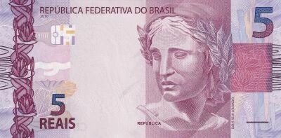 Billet Brasil 5 reais 2010
