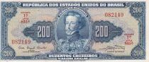 Billet Brasile 200 cruzeiro Pedro I 1943
