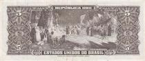 Billet Brasile 5 cruzeiros 1962