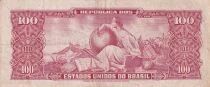 Billet Brasilien 100 cruzeiro Pedro II 1966-1967