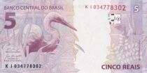 Billet Brasilien 5 reais 2010