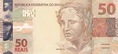 Billet Brasilien 50 reais 2010