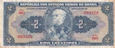 Billet Brazil 2 cruzeiro 1944