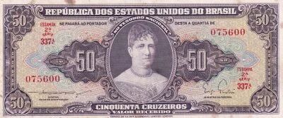 Billet Brazil 50 cruzeiros 1955
