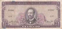 Billet Cile 1 escudo Bernardo O&acute;Higgins G&eacute;n&eacute;ral, P&egrave;re de la Patrie Chilienne 1964-1967