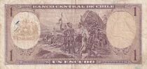 Billet Cile 1 escudo Bernardo O&acute;Higgins G&eacute;n&eacute;ral, P&egrave;re de la Patrie Chilienne 1964-1967