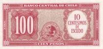 Billet Cile 100 peso 1947-1956