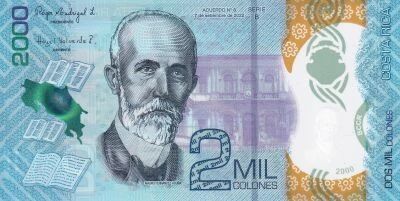 Billet Costa Rica 2000 colones 2022