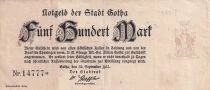Billet Deutschland 500 mark 1922