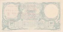 Billet Dschibuti 20 francs 1921