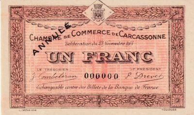 Billet France 1 1914