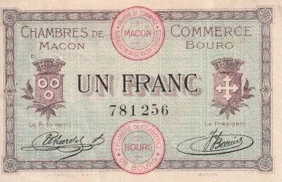 Billet France 1 franc 1915