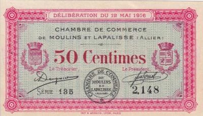 Billet France 1 franc 1916