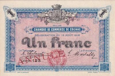 Billet France 1 franc 1916