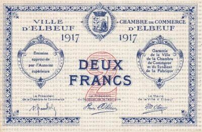 Billet France 1 franc 1917