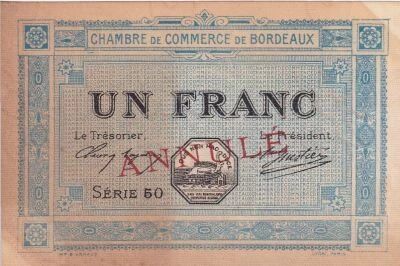 Billet France 1 franc 1917