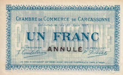 Billet France 1 franc 1917