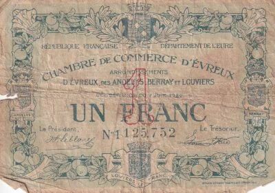 Billet France 1 franc 1920