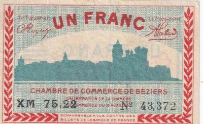 Billet France 1 franc 1921