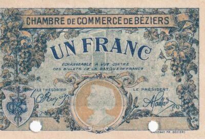 Billet France 1 franc 1922
