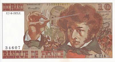 Billet France 10 francs 1975