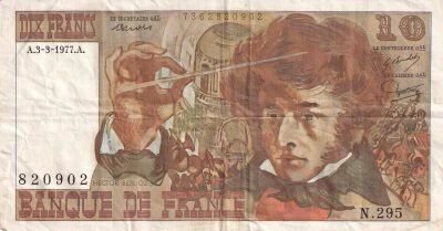 Billet France 10 francs 1977