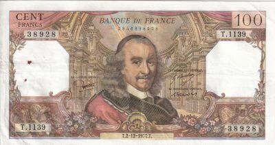 Billet France 100 francs 1976