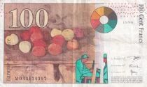 Billet France 100 francs Paul C&eacute;zanne 1997