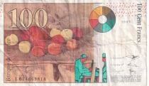 Billet France 100 francs Paul C&eacute;zanne 1997