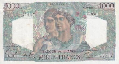 Billet France 1000 francs 1949
