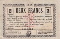 Billet France 2 francs 1915