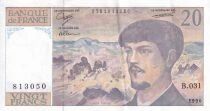 Billet France 20 francs 1990