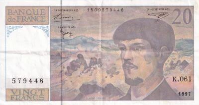 Billet France 20 francs 1997